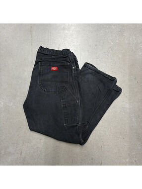 Vintage 2000s Dickies Black Carpenter Jeans Size 36